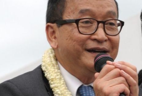 Ông Sam Rainsy, ảnh: BBC.
