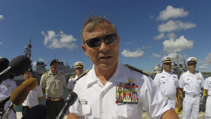 Đô đốc Harry Harris, Tư lệnh Bộ Tư lệnh Thái Bình Dương. Ảnh: VOA.