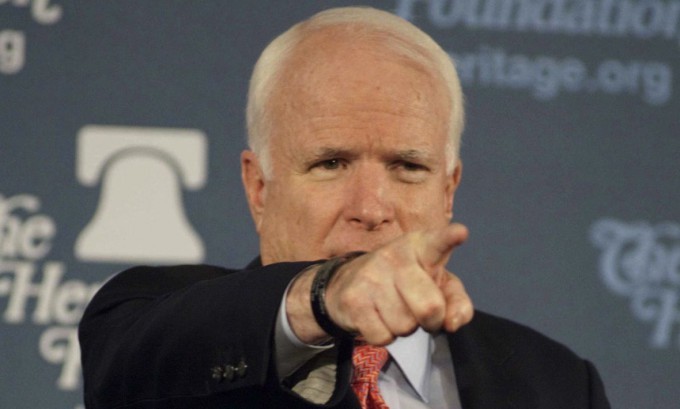 Thượng nghị sĩ John McCain, ảnh: Fitsnews.