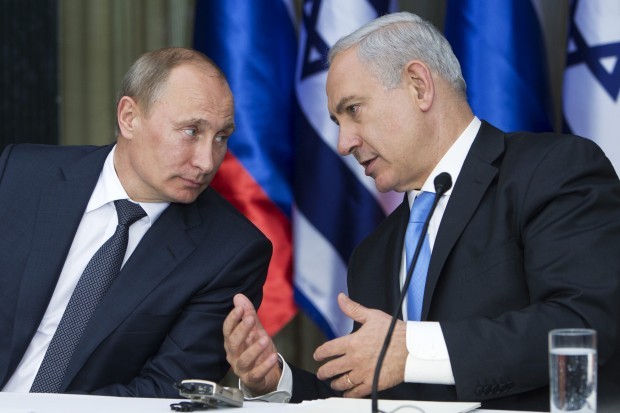 Tổng thống Nga Putin và Thủ tướng Israel Netanyahu, ảnh: Jews News.