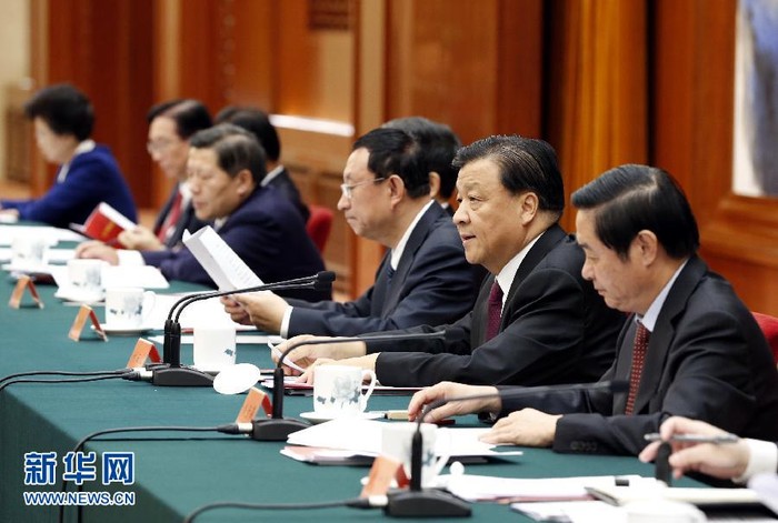 Các ủy viên Bộ chính trị đảng Cộng sản Trung Quốc tham gia học tập tập thể, ảnh: Tân Hoa Xã.
