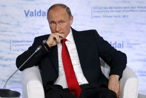 Tổng thống Nga Vladimir Putin, ảnh: Reuters.
