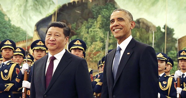 Tổng thống Mỹ Barack Obama và Chủ tịch Trung Quốc Tập Cận Bình.