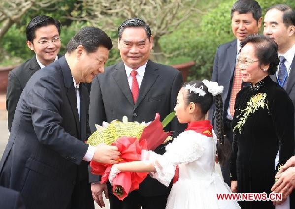 Ông Tập Cận Bình thăm chính thức Việt Nam khi còn là Phó Chủ tịch nước, ảnh: Tân Hoa Xã.