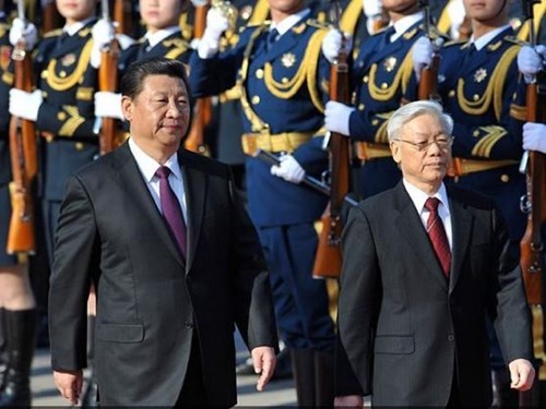 Tổng bí thư Nguyễn Phú Trọng thăm chính thức Trung Quốc tháng 4/2015.