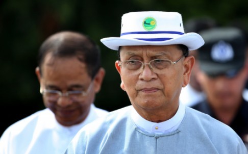 Tổng thống Myanmar Thein Sein cam kết tôn trọng kết quả bầu cử, ảnh: AP/SCMP.