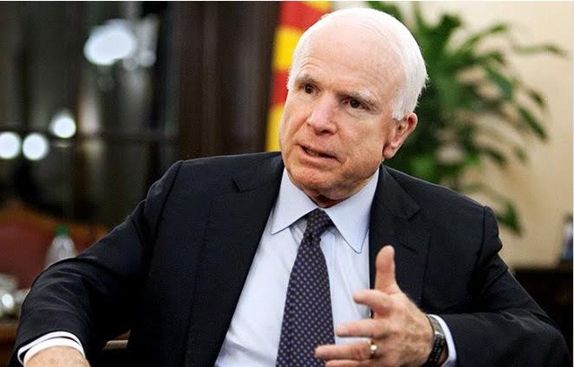 Thượng nghị sĩ John McCain, ảnh: Asahi Shimbun.