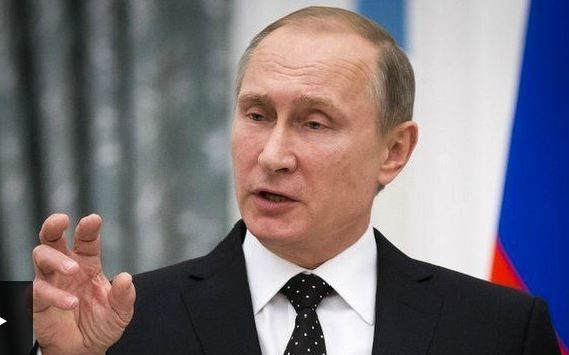 Tổng thống Nga Vladimir Putin, ảnh: AP.
