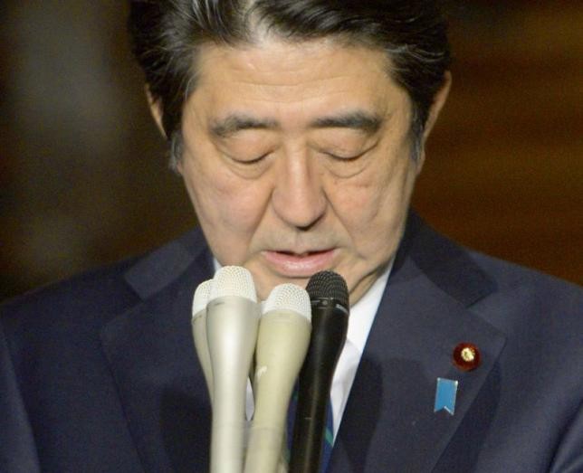 Thủ tướng Nhật Bản Shinzo Abe, ảnh: Reuters.