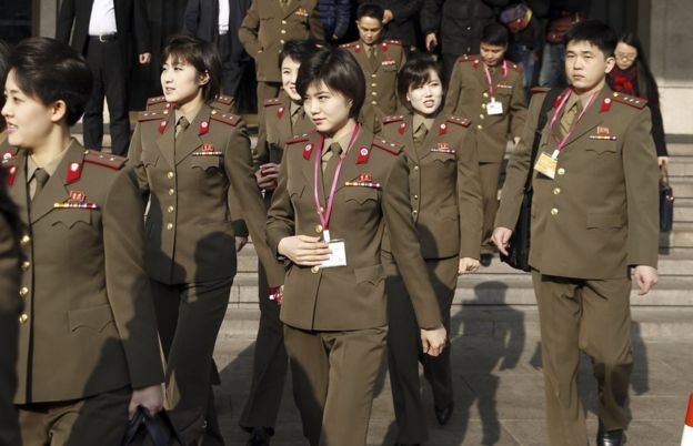 Sự cố Triều Tiên đột ngột hủy diễn và rút ban nhạc nổi tiếng Moranbong về nước đã đánh dấu một bước &quot;tụt hạng&quot; mới trong quan hệ Trung - Triều, ảnh: BBC.