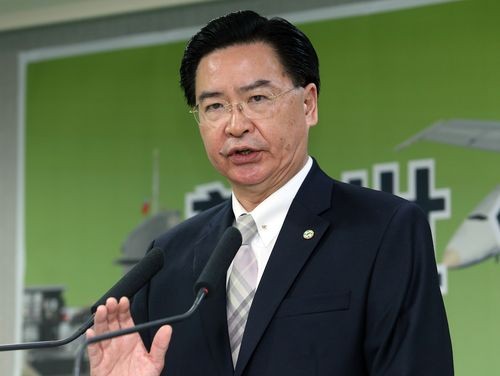 Tổng thư ký đảng Dân Tiến Joseph Wu. Ảnh: Focus Taiwan.