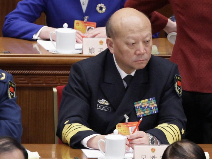 Ông Ngô Thắng Lợi, Tư lệnh Hải quân Trung Quốc. Ảnh: Đa Chiều.
