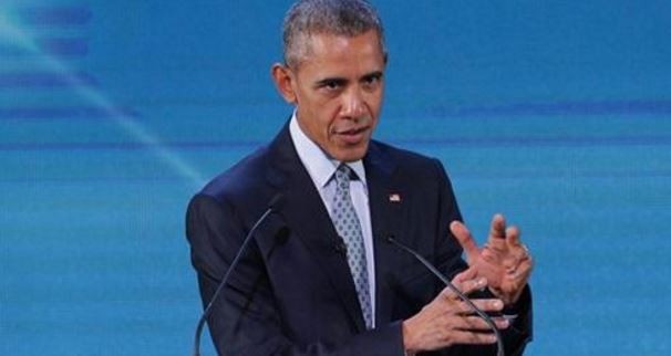 Tổng thống Mỹ Barak Obama đang ca ngợi TPP trên diễn đàn APEC tại Philippines tháng 11/2015. Ảnh: AP.