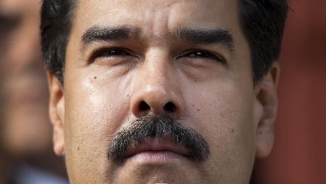 Tổng thống Venezuela đương nhiệm Nicolas Maduro, ảnh: AP.