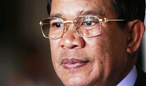 Thủ tướng Campuchia Hun Sen, ảnh: AP.