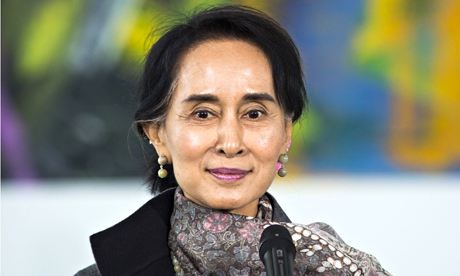 Bà Aung San Suu Kyi, ảnh: The Guardian.