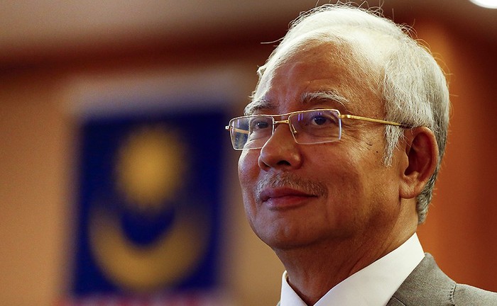 Chủ tịch đảng UMNO, đương kim Thủ tướng Malaysia Najib Razak, ảnh: AP.