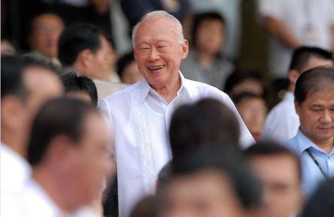 Cố Thủ tướng Singapore Lý Quang Diệu – người công rất lớn giúp Singapore hóa rồng. Ảnh: The Straits Times.