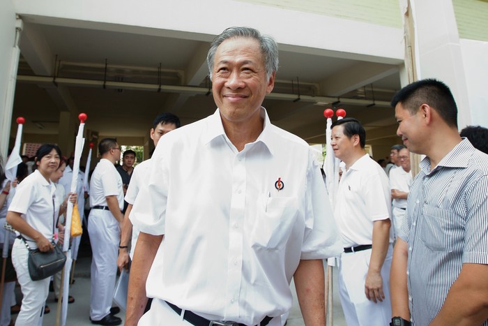 Bộ trưởng Quốc phòng Singapore Ng Eng Hen, ảnh: Suhaimi Abdullah / Getty Images.