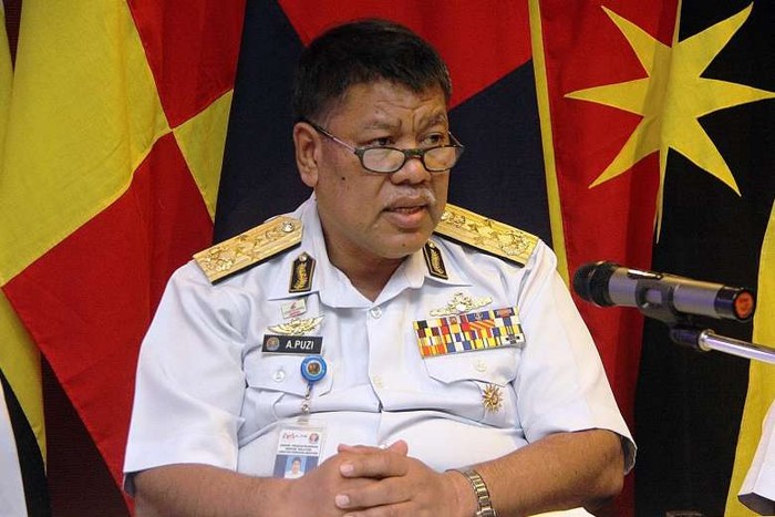 Tư lệnh Cơ quan Thực thi Hàng hải Malaysia Datuk Ahmad Puzi Ab Kahar. Ảnh: The Straits Times.