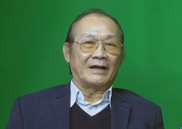 Tiến sĩ Trần Công Trục, nguyên Trưởng ban Biên giới Chính phủ trả lời phỏng vấn đài Phố Bolsa TV về quan hệ Việt - Trung. Ảnh do tác giả cung cấp.
