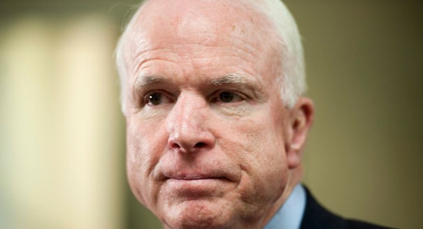 Thượng nghị sĩ John McCain, Chủ tịch Ủy ban Quân vụ Thượng viện Hoa Kỳ. Ảnh: AP.