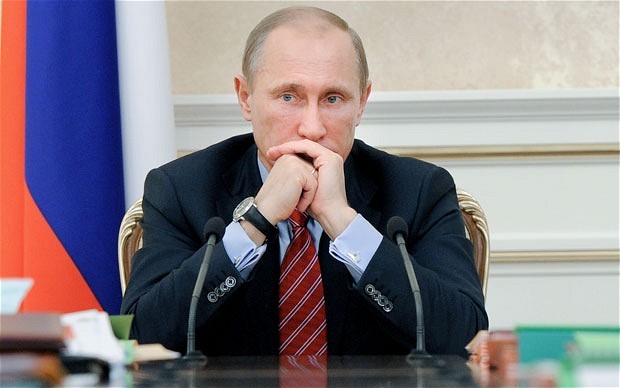 Tổng thống Nga Vladimir Putin, ảnh: AP.