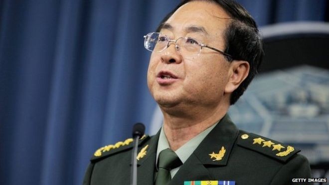 Phòng Phong Huy, người đứng đầu Bộ Tham mưu liên hợp Quân ủy Trung ương Trung Quốc, ảnh: Getty Images / BBC.