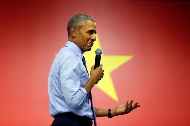 Tổng thống Mỹ Barack Obama đã tỏ rõ sự chân thành, thiện chí, thân thiện và lịch duyệt khi đến thăm Việt Nam, ảnh: Reuters.