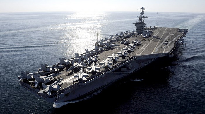 Tàu sân bay USS John C. Stennis, ảnh: Russia Today.