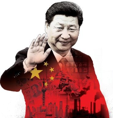 Chủ tịch Tập Cận Bình cùng đội ngũ tham mưu đang “cứu nguy” cho kinh tế Trung Quốc qua việc tạo ra nghịch lý trong chiến dịch “đả hổ diệt ruồi” của ông. Ảnh: SCMP.