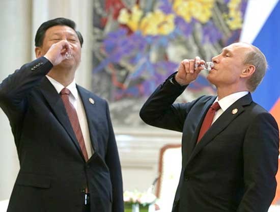 Chủ tịch Trung Quốc Tập Cận Bình và Tổng thống Nga Vladimir Putin, ảnh: linkedin.com.