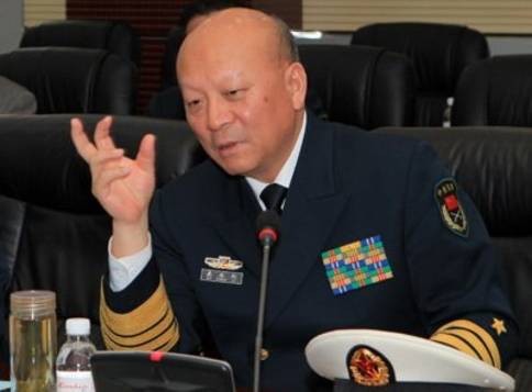 Ngô Thắng Lợi, Tư lệnh Hải quân Trung Quốc. Ảnh: Aboluowang.com.