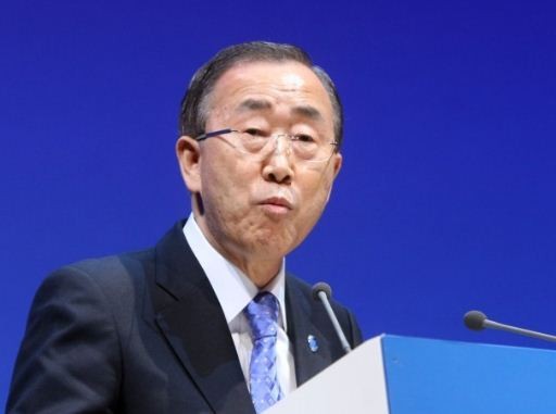 Tổng thư ký Liên Hợp Quốc Ban Ki-moon, ảnh: AP/Osama Faisal.