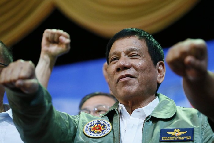 Tổng thống Rodrigo Duterte, ảnh: WSJ.