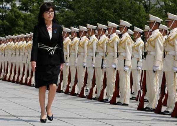 Bộ trưởng Quốc phòng Nhật Bản Tomomi Inada. Ảnh: chinapost.com.tw.