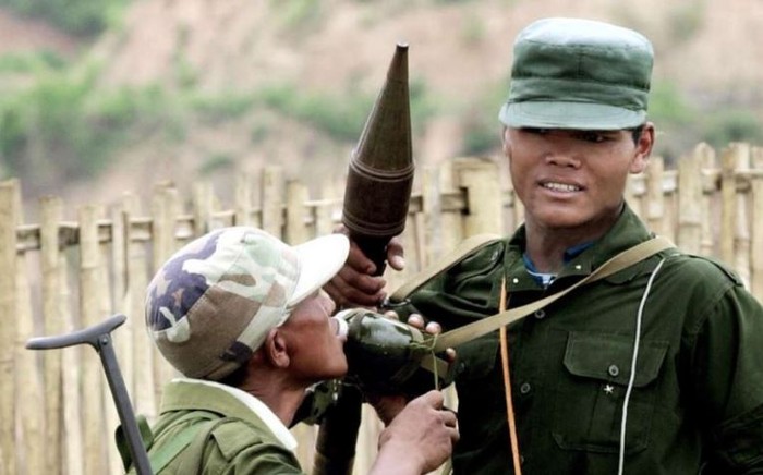 Phiến quân Kachin (UWSA) do Trung Quốc hậu thuẫn, ảnh: SCMP.