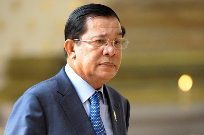 Thủ tướng Campuchia Hun Sen, ảnh: pinterest.com.