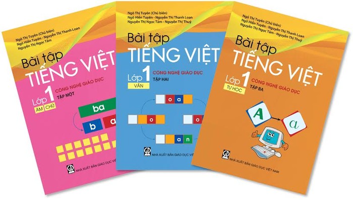 Sách giáo khoa Tiếng Việt - Công nghệ giáo dục của Giáo sư Hồ Ngọc Đại, ảnh: doanhnghiepvn.vn