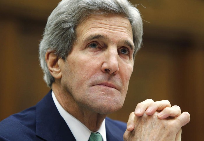 Ngoại trưởng Mỹ John Kerry. Ảnh: Scanpix / Jonathan Ernst。