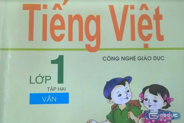 Sách Tiếng Việt lớp 1 Công nghệ giáo dục, tập 2. Ảnh: giaoduc.net.vn.