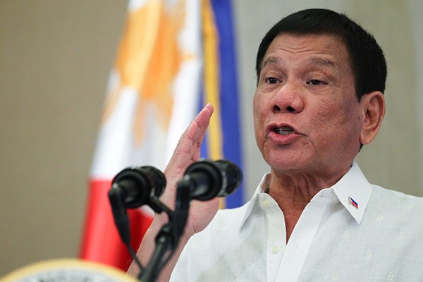 Tổng thống Philippines Rodrigo Duterte, ảnh: PPD/Ace Morandante