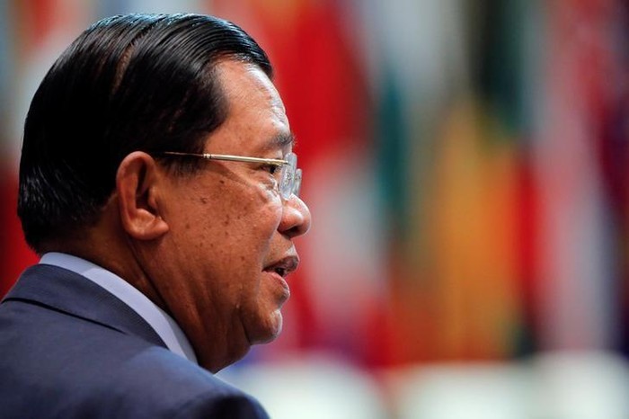 Thủ tướng Campuchia Hun Sen, ảnh: Reuters.