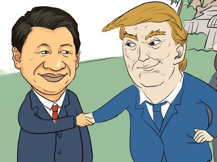 Hình minh họa hai nhà lãnh đạo Trung - Mỹ, ảnh: Đa Chiều.
