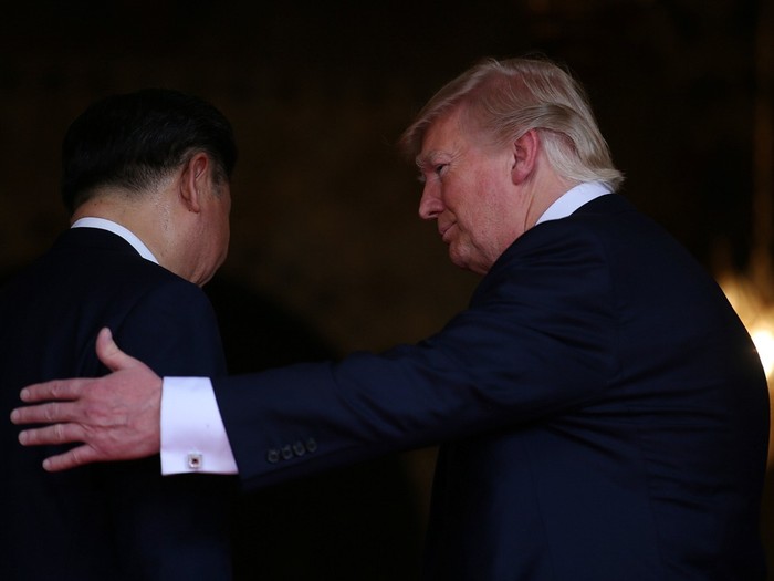 Chủ tịch Trung Quốc Tập Cận Bình và Tổng thống Mỹ Donald Trump, ảnh: Reuters / VCG / Đa Chiều.