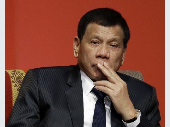 Tổng thống Philippines Rodrigo Duterte, ảnh: AP.