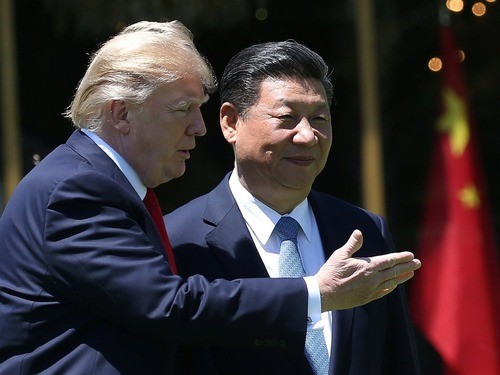 Tổng thống Mỹ Donald Trump và Chủ tịch Trung Quốc Tập Cận Bình tại Mar-a-Lago, ảnh: Đa Chiều / Reuters / VCG.