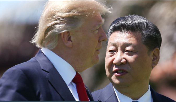 Tổng thống Mỹ Donald Trump và Chủ tịch Trung Quốc Tập Cận Bình, ảnh: The Huffington Post.