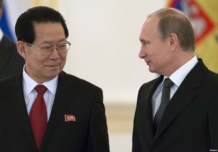 Một quan chức cấp cao Triều Tiên sang Nga hội kiến Tổng thống Vladimir Putin, ảnh: Reuters.