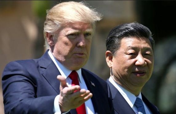 Tổng thống Mỹ Donald Trump và Chủ tịch Trung Quốc Tập Cận Bình ở Mar-a-Lago, Florida, Hoa Kỳ, ảnh: BBC.